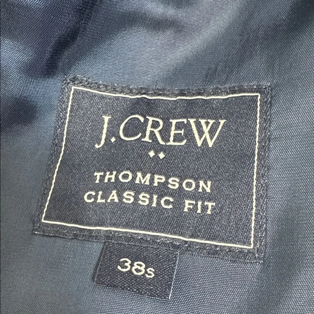 J.Crew Classic-fit Thompson worsted wool suit jacket Marina Blue 38S